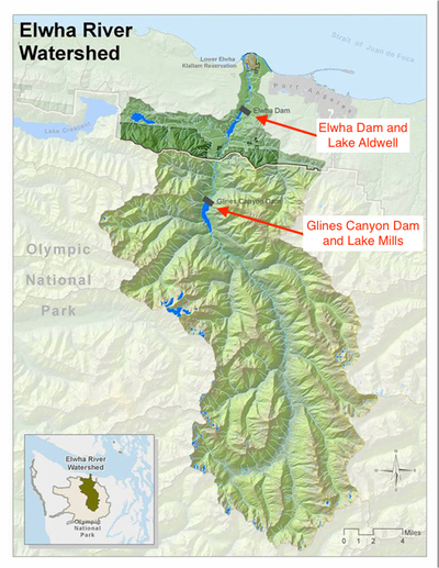 Map of Elwha Watershed